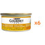 GOURMET Gold kousky v omáčce s kuřetem a játry pro kočky 6x85 g