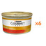 GOURMET Gold Casserole s hovězím masem a kuřecím masem v omáčce 6x85 g