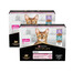 PURINA PRO PLAN Delicate Digestion s krůtím masem a mořskými rybami v omáčce Multipack 20x85g krmivo pro kočky s citlivým zažíváním