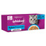 WHISKAS Adult kapsička 4 x 40x85 g Rybí příchutě v želé losos, tuňák, treska, bílá ryba 3+1 ZDARMA
