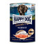 Happy Dog Sensible Pure Germany je kompletní mokré krmivo pro dospělé psy všech plemen, kteří hledají čistou a přirozenou výživu založenou na jediném zdroji bílkovin. Tato unikátní receptura byla vytvořena, aby vašemu psovi poskytla nejkvalitnější ingredience v lahodné formě.  Klíčové vlastnosti produktu: 100% monoproteinová receptura: 100% hovězí maso jako jediný zdroj živočišných bílkovin, ideální pro psy s citlivým trávicím systémem a pro eliminační diety. Čisté ingredience: Obsahuje pouze hodnotné maso a droby (srdce, plíce, játra) z hovězího masa, bez zbytečných plnidel.  Žádné zbytečné přísady: Receptura neobsahuje sóju ani další rostlinné přísady, což zajišťuje vysokou stravitelnost a minimalizuje riziko alergií.  Kompletní: Obohaceno o vysoce kvalitní vitamíny a minerály, poskytuje komplexní podporu pro zdraví, vitalitu a optimální kondici vašeho psa. Všestranné použití: Ideální pro samostatné krmení, jako základ pro domácí jídla nebo v kombinaci s vločkami Happy Dog Flocken Mixer pro obohacení stravy o vlákninu a sacharidy. Rozmanitost stravy: Ideální pro zpestření denních jídel suchého krmiva, poskytuje nové chuťové zážitky a podporuje trávení. Vyberte si Happy Dog Sensible Pure Germany a dopřejte svému psovi každý den čistou chuť přírody a optimální výživu.  Složení: Ryby a vedlejší produkty z ryb (60 % - bílé ryby, losos), minerály Vzhledem k výrobnímu procesu mohou být přítomna stopová množství jiných bílkovin. (Recept obsahuje 39,8 % pitné vody.)  Analytické složky: Hrubý protein 9,2 %, hrubý tuk 5,4 %, hrubý popel 2,4 %, hrubá vláknina 0,4 %, vlhkost 80 %  Doplňkové látky: Vitamíny/kg: Vitamín A (3a672a) 2000 IU, Stopové prvky/kg: Železo (síran železnatý monohydrát 3b103) 30 mg, měď (síran měďnatý pentahydrát 3b405) 1,5 mg, zinek (síran zinečnatý monohydrát 3b605) 25 mg, mangan (síran manganatý monohydrát 3b503) 2 mg, jód (jodičnan vápenatý bezvodý 3b202) 0,5 mg  Doporučení pro krmení: Ideální hmotnost psa v kg Požadavky pro samostatné krmení v g/24 h 2 160 5 320 7,5430 10 540 20 900 30 1230 40 1520 60 2070 80 2570  Poznámka: Tyto údaje jsou přibližné. Individuální požadavky závisí na věku, plemeni, hmotnosti, aktivitě a podmínkách chovu. Krmivo podávejte při pokojové teplotě. Vždy zajistěte pitnou vodu.
