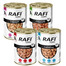 RAFI Classic Mix příchutí v omáčce 4x1240 g konzervy pro psy všech plemen