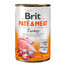 BRIT Pate&Meat turkey 400 g paštika s krůtím masem