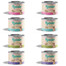 KATIDO Kompletní mokré krmivo pro kočky Mix of Flavours 8x200g