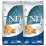 FARMINA N&D Ocean Cat Adult Cod, Spelt, Oats & Orange 2x10 kg