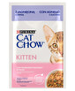 PURINA Cat Chow Kitten Jehněčí s cuketou v omáčce 85 g mokré krmivo pro koťata