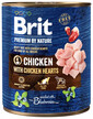 BRIT Premium by Nature Chicken&Hearts 800g
