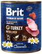 BRIT Premium By Nature Turkey&Liver 800g