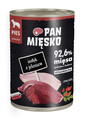 PAN MIĘSKO krmivo pro psy s krůtou a jelenem 400 g