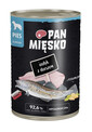 PAN MIĘSKO Krůta s treskou, krmivo pro psy 400 g
