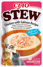 INABA CIAO Stew Pokrm z kuřete a lososa 40g