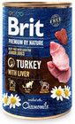 BRIT Premium by Nature Turkey with Liver 6 x 400g konzervy pro štěňata