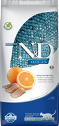 N&D Ocean Cat Adult Herring & Orange sucha karma dla kotów ze śledziem i pomarańczą 10 kg