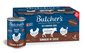 BUTCHER'S Original Recipe in gravy Směs příchutí se zeleninou 6x400 g kousků v omáčce s hovězím, krůtím a kuřecím masem pro psy