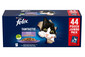 FELIX Fantastický výběr příchutí v želé 44x85g Hovězí, Kuřecí, Losos a Tuňák, Mokré krmivo pro kočky