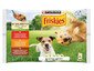 FRISKIES Adult Hovězí, kuřecí a jehněčí v želé 4x85g mokré krmivo pro psy