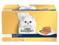 GOURMET Gold Mus 48x85g s kuřetem, tuňákem, krůtím masem a králíkem, mokré krmivo pro kočky