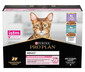 PURINA PRO PLAN Delicate Digestion s krůtou a mořskými rybami v omáčce balení 10x85g mokré krmivo pro kočky s citlivým trávicím systémem