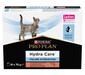 PURINA PRO PLAN Hydra Care Feline Hydration Doplňkové hydratační krmivo pro kočky s lososem 10x75g