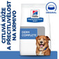 HILL'S Prescription Diet Derm Complete Alergie a péče o kůži pro psy 12 kg