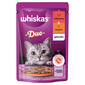 WHISKAS Adult sáček 85 g mokré krmivo pro dospělé kočky v želé s hovězím a drůbežím