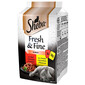 SHEBA Fresh & Fine kapsičky 6x50g Kuře, Hovězí a kachní