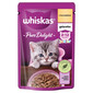 WHISKAS Junior sáček 85g mokré krmivo pro koťata s kuřetem v želé