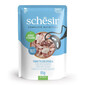 SCHESIR Jelly Adult Tuňák a mořský okoun v želé pro kočky 85 g