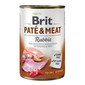 BRIT Pate&Meat Rabbit 400 g paštika s králíčím masem