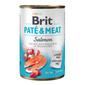 BRIT Pate&Meat Salmon 400 g paštika s lososem
