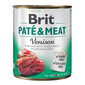 BRIT Pate&Meat venison 800 g paštika se zvěřinou