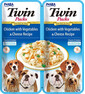 Dog Twin Kurczak, warzywa i ser w bulionie dla psów 2x40 g